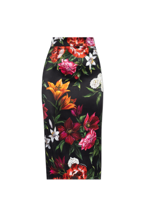 Dolce & Gabbana Skirt with floral motif | Women's Clothing